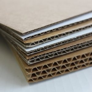 Plaque carton ondulé